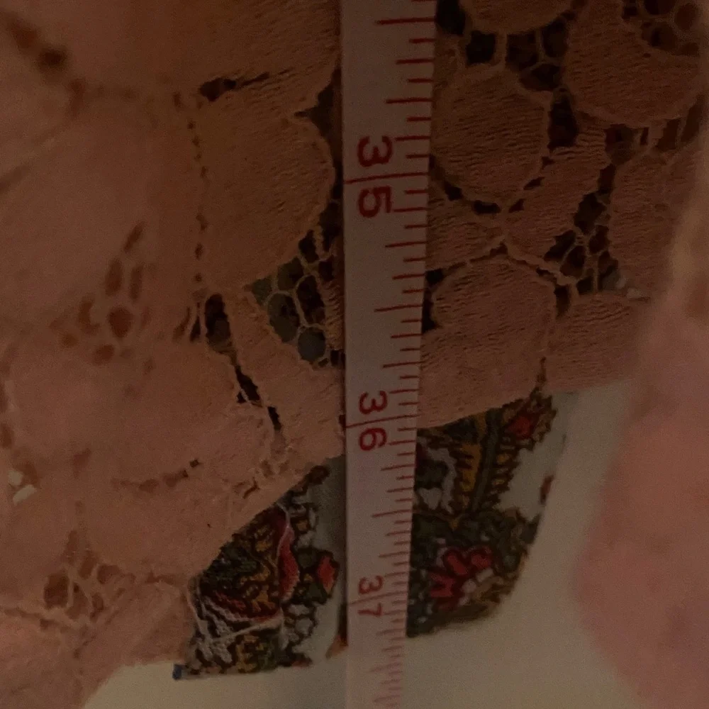 Ivy Jane Blush Lace Kimono with Vibrant Trim - Picture 7 of 7